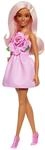 Barbie Fashionistas Puppe Nr. 238 mit pastellrosa Haaren, einem tr&auml;gerlosen Kleid