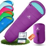 NORDB&Auml;R&reg; Kinderschlafsack f&uuml;r Jungs & M&auml;dchen bis 145 cm K&ouml;rpergr&ouml;&szlig;e 