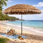 Mojawo Hawaii Strandschirm Sonnenschirm Strand Schirm Sonnenschutz Gartenschirm