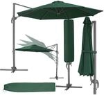 tectake&reg; Ampelschirm Sonnenschirm gro&szlig; mit Schutzh&uuml;lle, &Oslash; 300 cm,
