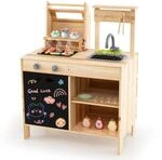 COSTWAY Matschk&uuml;che Kinder Outdoor, Kindergrill mit Grill-Zubeh&ouml;r, BBQ Grill
