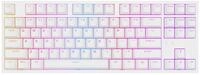 Genesis Thor 404 TKL Mechanische Gaming Tastatur Wei&szlig; mit Hot-Swap, Gateron Yellow