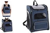 Hunderucksack - Rucksack Manfred Blau &ndash; 31x33x43cm &ndash; Polyester &ndash; Abnehmbarer