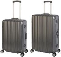 Travelhouse London Reisegep&auml;ck &middot; 2 teiliges Set &middot; Aluminium Rahmen &middot; Polykarbonat