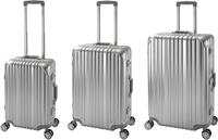 Travelhouse London 3er Koffer Set | Trolleys mit 4 Rollen | Polycarbonat Hartschale 
