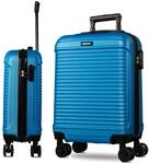 NOWI&reg; Las Palmas Koffer Klein: 55x40x20cm Leichter Hartschalenkoffer mit Rollen, 34L