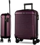 NOWI&reg; Las Palmas Koffer Klein: 55x40x20cm Leichter Hartschalenkoffer mit Rollen, 34L