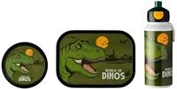 Mepal - Lunch-Set Campus - 400+750+300 ml - Dino | Set f&uuml;r Kinder mit Pop-up