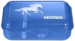 Step by Step Lunchbox "Wild Horse Ronja", Blau, mit Trennwand und Klickverschluss,