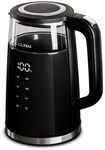 Berlinger Haus Wasserkocher mit Temperaturregelung digital 1,7 l Black Silver