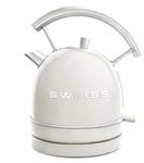 SWEISS Vintage Wasserkocher KTL8 1,8L, Praktische kompakte Edelstahl 2200W,...
