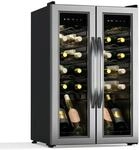 Klarstein Vinamour Weink&uuml;hlschrank 2 Zonen - 24 Flaschen, 5-18 &deg;C,...