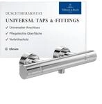 Villeroy & Boch Universal Taps & Fittings Duschthermostat, rund &ndash; Chrom | Mit
