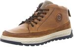 Sneaker aus Leder zum Schn&uuml;ren, Cognac, Gr&ouml;&szlig;e 39