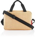 reisenthel coolerbag-to-go Raffia Black - Kleine Lunch-K&uuml;hltasche zum Umh&auml;ngen