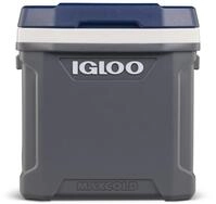 IGLOO Maxcold 62 Roller K&uuml;hlbox, 58 Liter, Grau - Gro&szlig;e, Robuste K&uuml;hlbox f&uuml;r