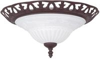 Trio Leuchten Deckenleuchte Rustica 6102021-24, Metall rostfarbig, exkl. 2x E27