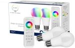 tint 2er-Set Smarte LED-Birnen E27 + Fernbedienung &ndash; Steuerbar per Alexa oder