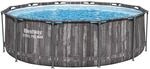 Bestway Steel Pro MAX Solo Pool ohne Zubeh&ouml;r 366 x 100 cm, Holz-Optik...