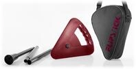 Flipstick Sitzstock faltbar kurz rot