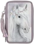 Depesche 13126 Miss Melody Fantasy Horse - Gef&uuml;llte 3-Fach Federtasche in Blasslila,