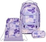 Satch Pack Schulrucksack Set 3tlg. inkl. Schlamperbox und Sportbeutel (Lilac Blossom)