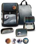 Belmil Smarty Plus Premium Schulranzen Set 405-51/P/S (Black Grey 2)