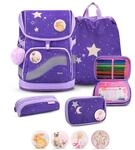 Belmil Smarty Plus Premium Schulranzen Set 405-51/P/S (Dahlia 2)
