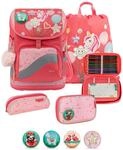 Belmil Smarty Plus Premium Schulranzen Set 405-51/P/S (Rose Quartz 2)