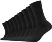 Camano Socken aus Bio-Baumwolle im 9er Pack (9 Paar)- Gr. 47-49, Black (0005)
