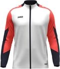 JAKO Kinder Polyesterjacke Dynamic, wei&szlig;/coral/marine, 140