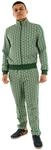 Lacoste Herren Paris Zip-Up Jacquard Jacke, Calathea/Sabler, M