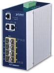 Planet IP30 Industrial 8 * 100/1000F SFP + 2 * 10/100/1000T Full, IGS-10080MFT (SFP +