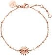 Purelei Elegantes Armband mit Sonnen-Anh&auml;nger &ndash; Edelstahl in Gold, Silber &
