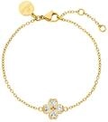 Purelei Cuore Armband &ndash; Elegantes Ankerketten-Armband mit Kleeblatt-Anh&auml;nger aus