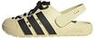 adidas Unisex Adilette 2.0 Clog, warm Vanilla/core Black/Gold met., 48.5 EU