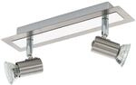 EGLO LED Deckenlampe Rottelo, 2 flammige Deckenleuchte, Deckenstrahler aus Metall,