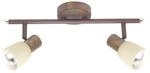 BRILLIANT Lampe Luca Spotrohr 2flg altkupfer/champagner | 2x R50, E14, 40W, geeignet