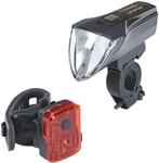 PROPHETE Fahrrad LED Akku-Beleuchtungsset &ndash; 70 Lux Scheinwerfer mit OSRAM LEDs,