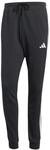 adidas Herren Essential Three Stripes French Terry Hose, Schwarz/Wei&szlig;, XL