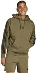 Adidas Herren Essential Three Stripes Fleece Hoodie