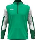 JAKO Unisex Ziptop Dynamic, gr&uuml;n/wei&szlig;/dunkelgr&uuml;n, XL