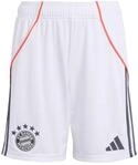 adidas Performance FC Bayern M&uuml;nchen Short Away 2025/2026 Kids Wei&szlig; Weiss, 164