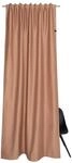 Sch&ouml;ner Wohnen Kollektion Gardine Soft 130x250 - Vorhang Blickdicht Zimt Baumwollmix