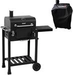 TAINO HERO Set Smoker klein BBQ Grillwagen Holzkohle-Grill Gasgrill Kombi-Grill