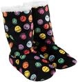 Smileyworld Hausschuhe f&uuml;r Damen - Smiley H&uuml;ttenschuhe Homeboots Winter...