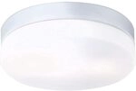 Elegante Deckenleuchte Alu, silber opal - Globo VRANOS 32112