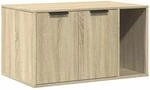 vidaXL Katzenklo Schrank, Katzenschrank Katzentoilette, Beistelltisch...