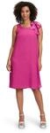 Cartoon Damen Chiffonkleid mit Schleifenknoten 40, Festival Fuchsia