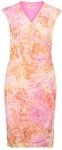 Cartoon Damen Casual-Kleid ohne Arm 42, Orange/Pink